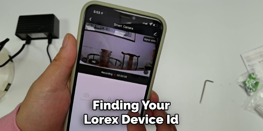 Finding Your Lorex Device Id