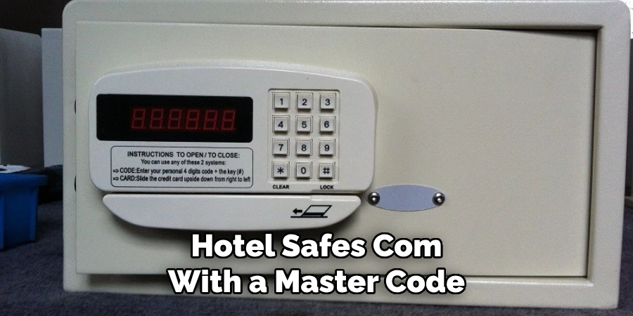 Hotel Safes Come With a Master Code