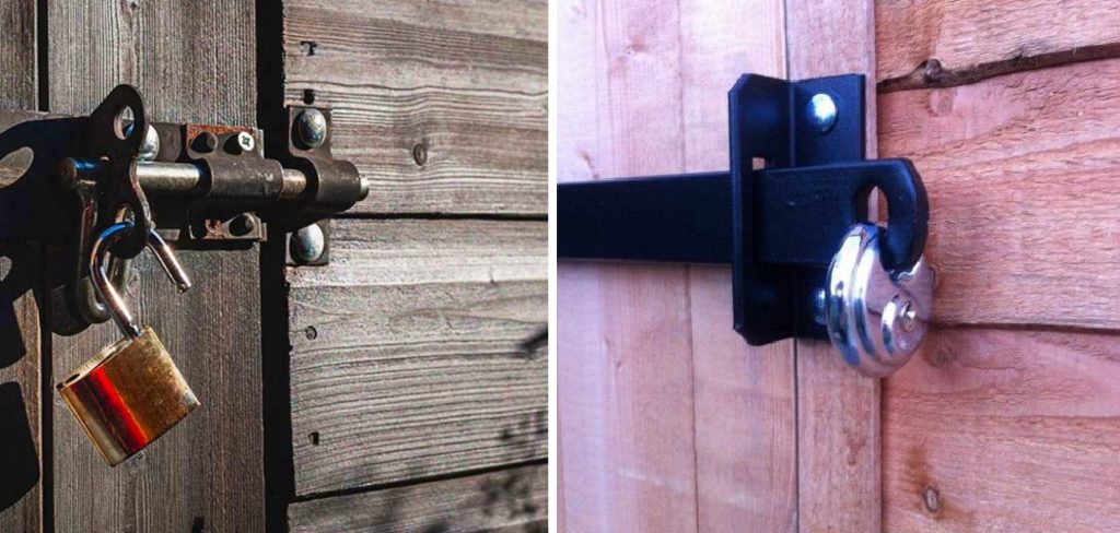 How to Lock Double Barn Doors