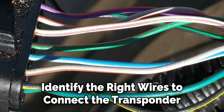 Identify the Right Wires to Connect the Transponder