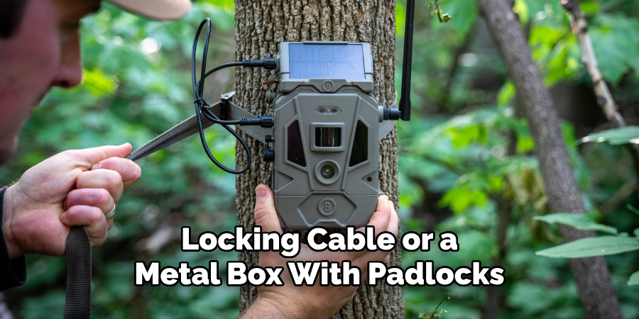 Locking Cable or a Metal Box With Padlocks