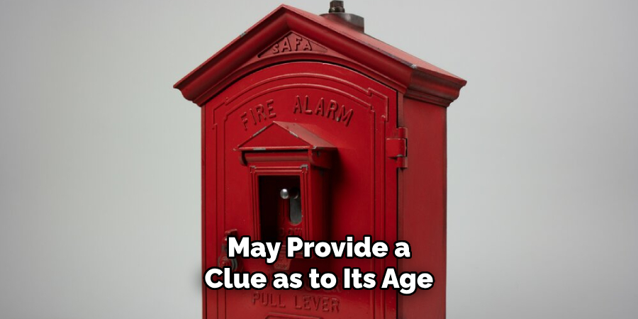 May Provide a Clue as to Its Age