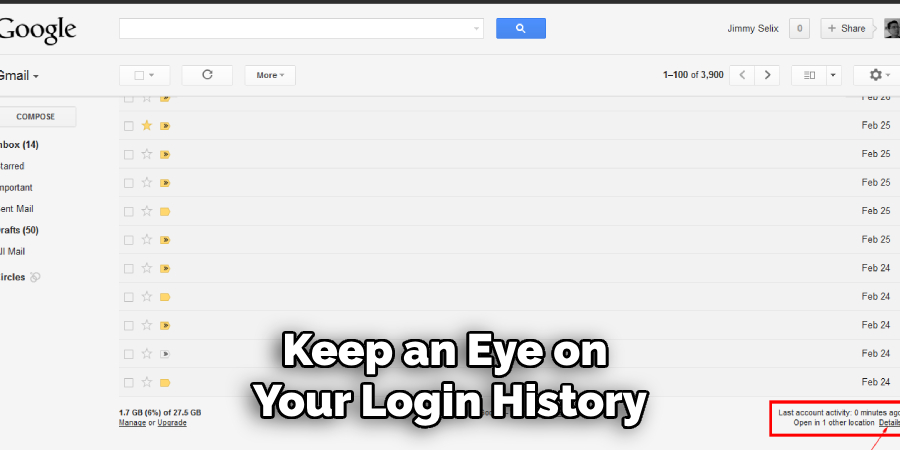 Keep an Eye on Your Login History