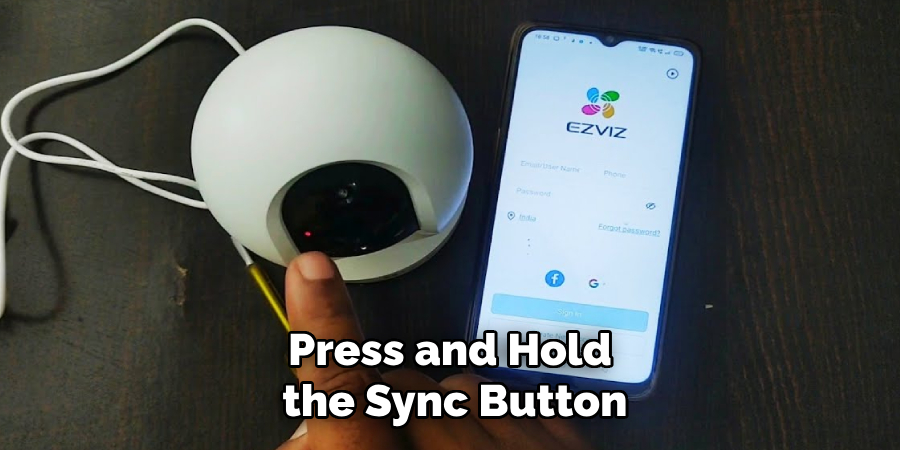 Press and Hold the Sync Button