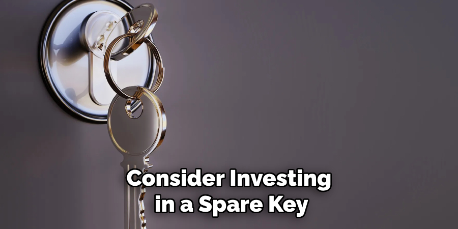 Consider Investing in a Spare Key