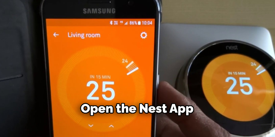 Open the Nest App