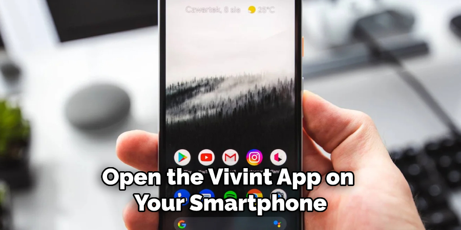 Open the Vivint App on Your Smartphone