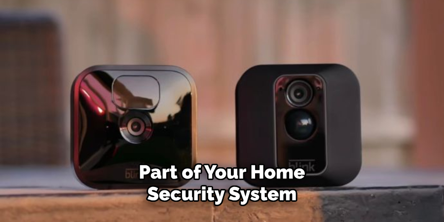 Part of Your Home Security System