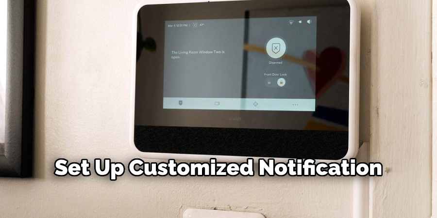 Set Up Customized Notification