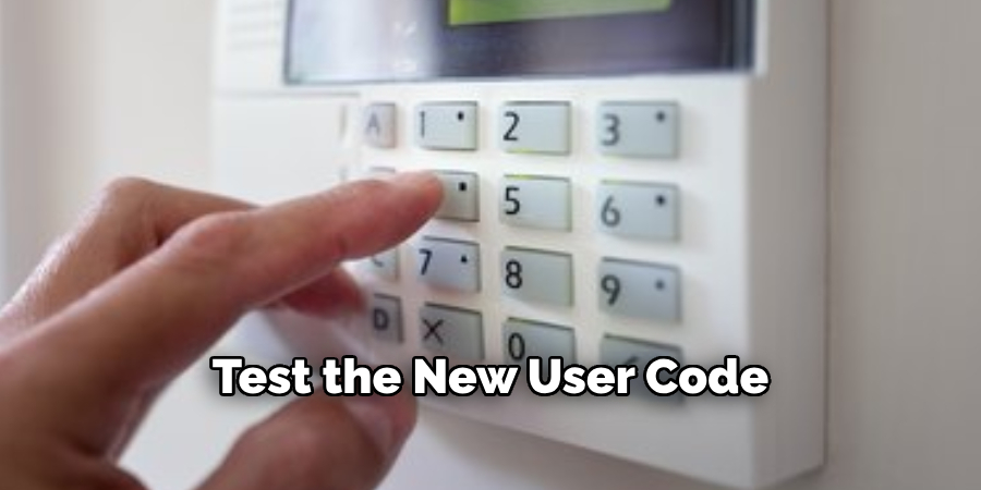 Test the New User Code