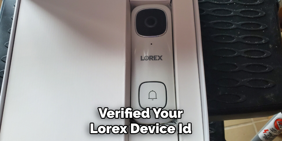 Verified Your Lorex Device Id