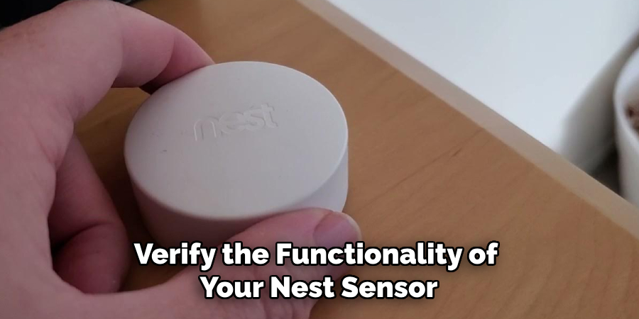 Verify the Functionality of Your Nest Sensor