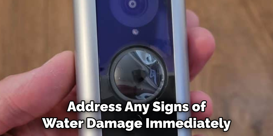 Address Any Signs of Water Damage Immediately