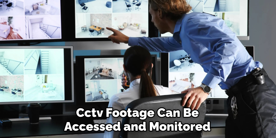 Cctv Footage Can Be Accessed and Monitored