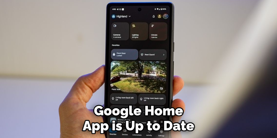 Google Home App is Up to Date