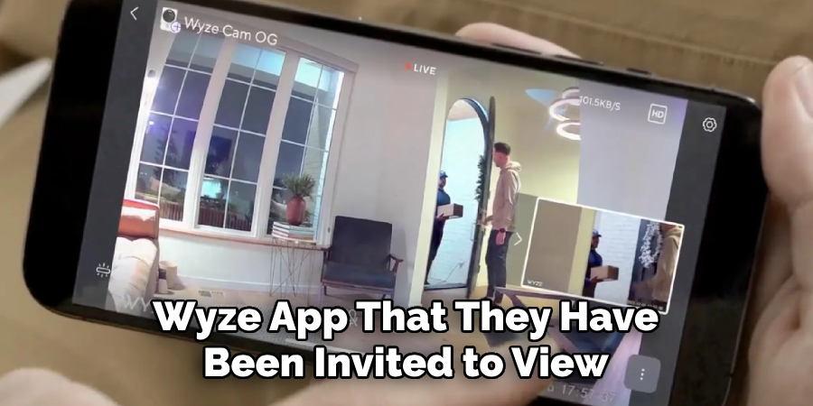 Wyze App That They Have Been Invited to View