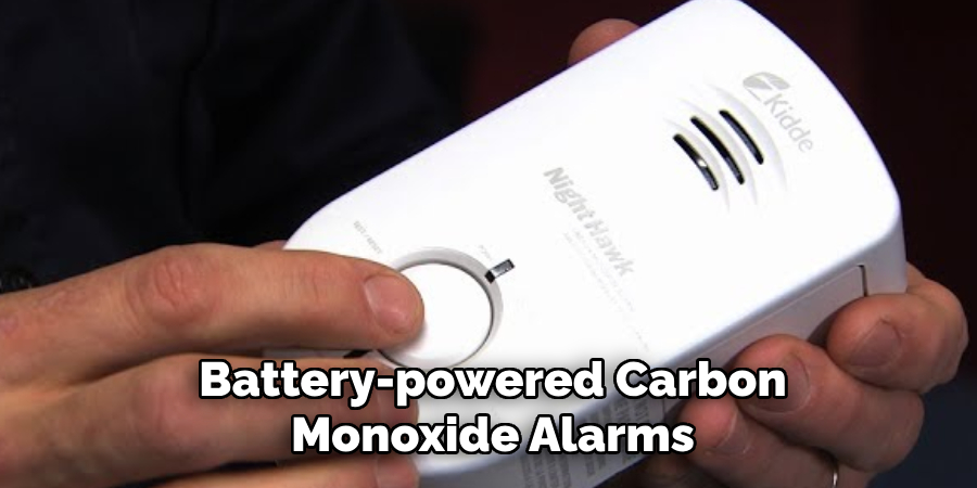 Battery-powered Carbon Monoxide Alarms