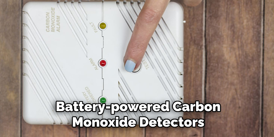 Battery-powered Carbon Monoxide Detectors