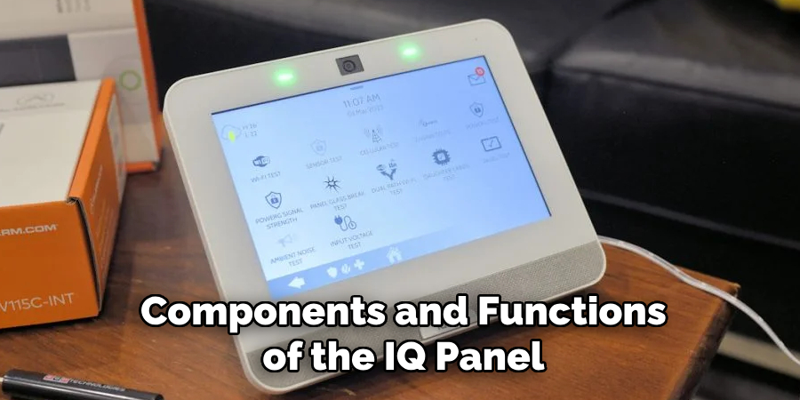 Components and Functions of the IQ Panel