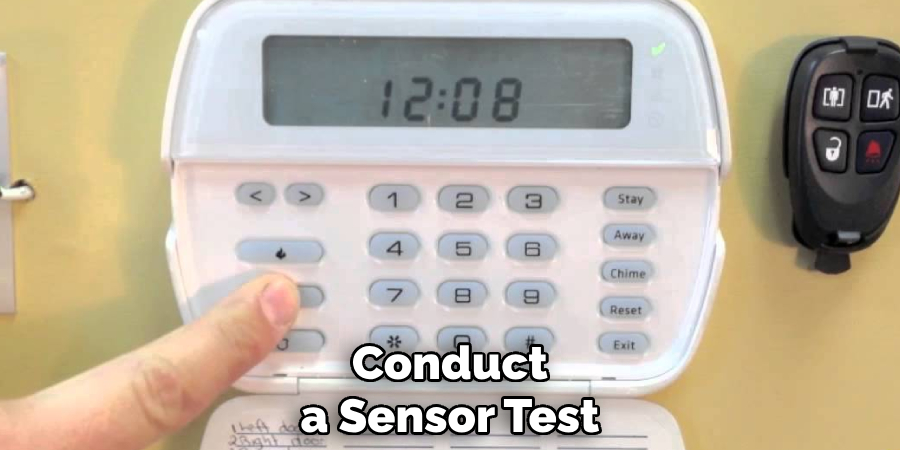 Conduct a Sensor Test