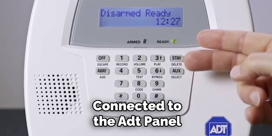 Connected to the Adt Panel