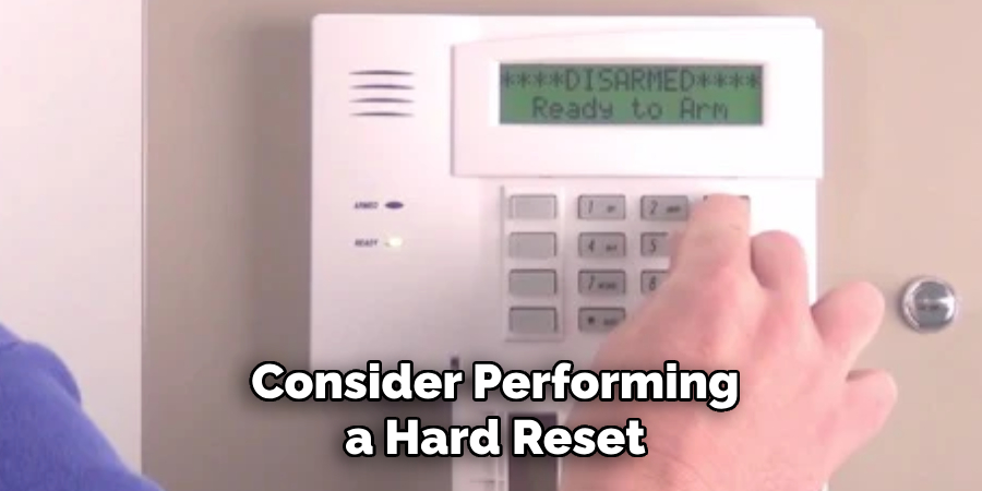 Consider Performing a Hard Reset