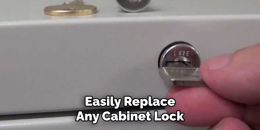 Easily Replace Any Cabinet Lock