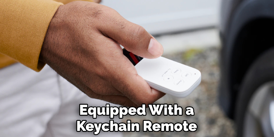 Equipped With a Keychain Remote