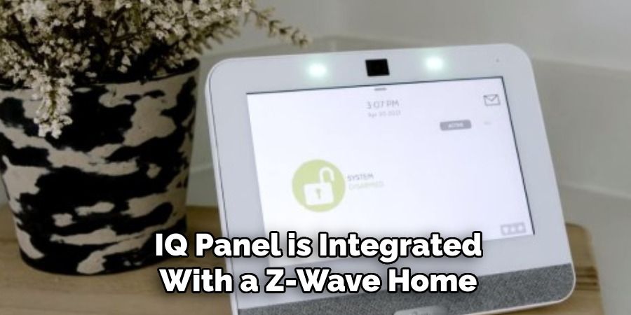 IQ Panel is Integrated With a Z-Wave Home