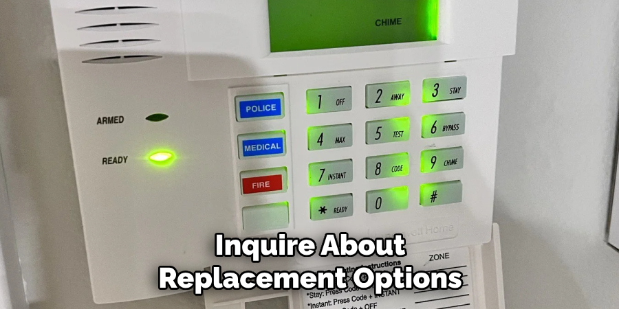 Inquire About Replacement Options