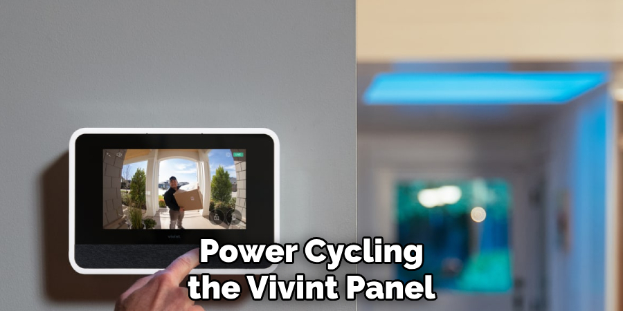 Power Cycling the Vivint Panel