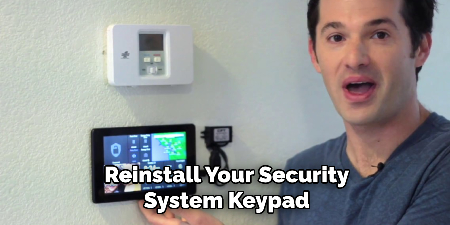 Reinstall Your Security System Keypad