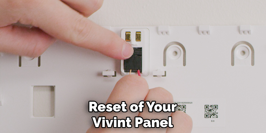 Reset of Your Vivint Panel