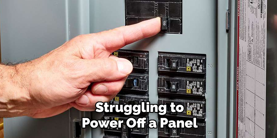 Struggling to Power Off a Panel