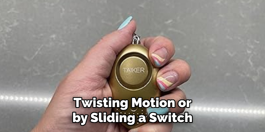 Twisting Motion or by Sliding a Switch