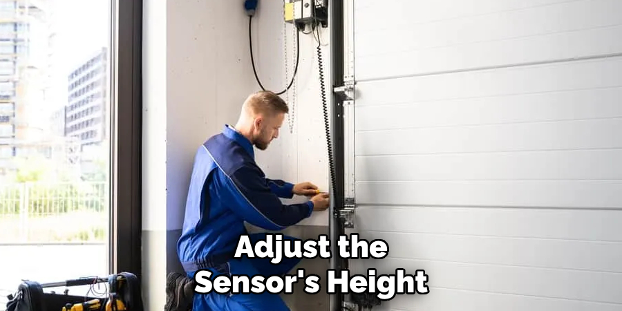 Adjust the Sensor's Height