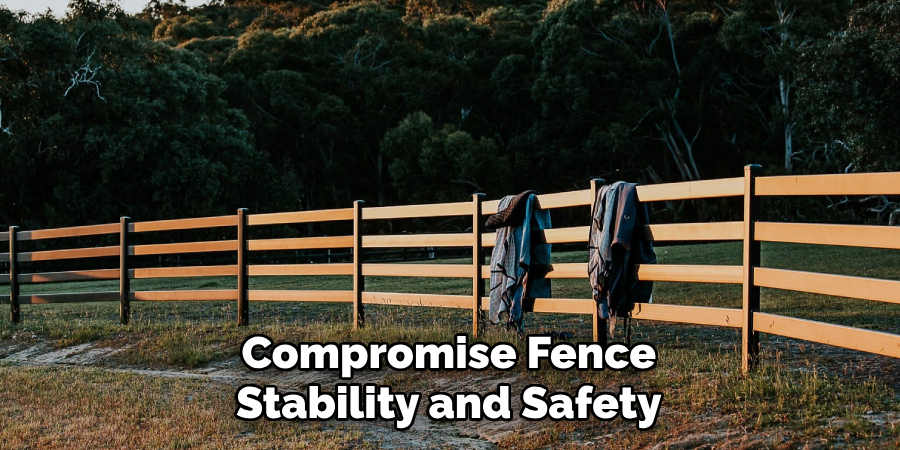 Compromise Fence Stability and Safety