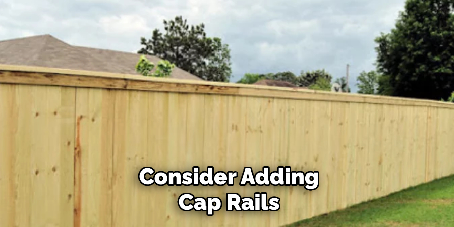 Consider Adding Cap Rails