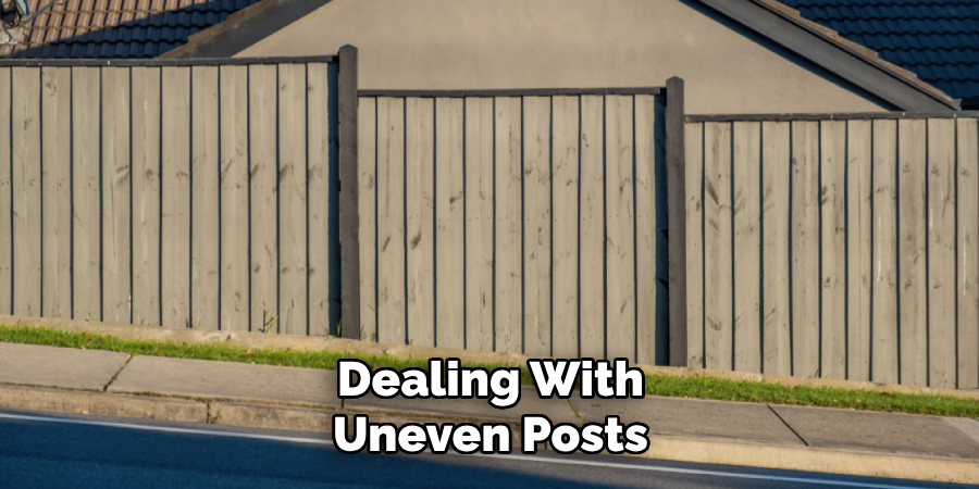 Dealing With Uneven Posts