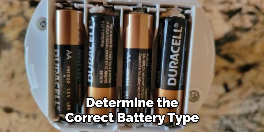 Determine the Correct Battery Type