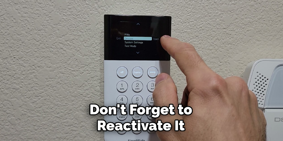 Don't Forget to Reactivate It