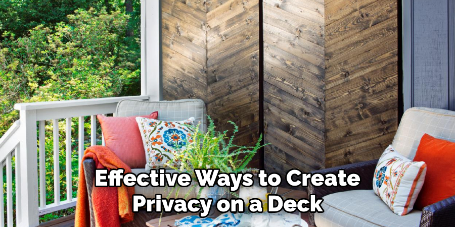 Effective Ways to Create Privacy on a Deck