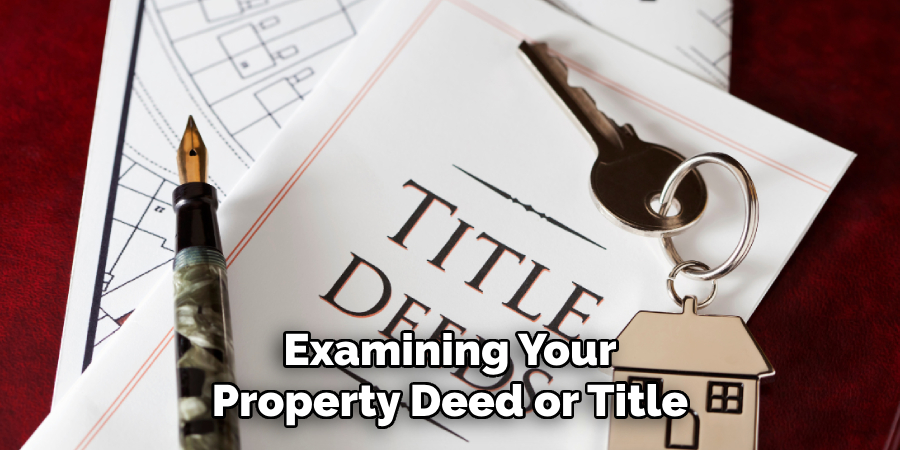 Examining Your Property Deed or Title