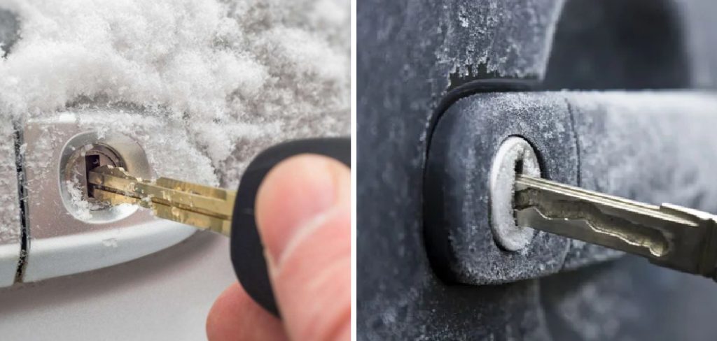 How to Unlock a Frozen Door Lock