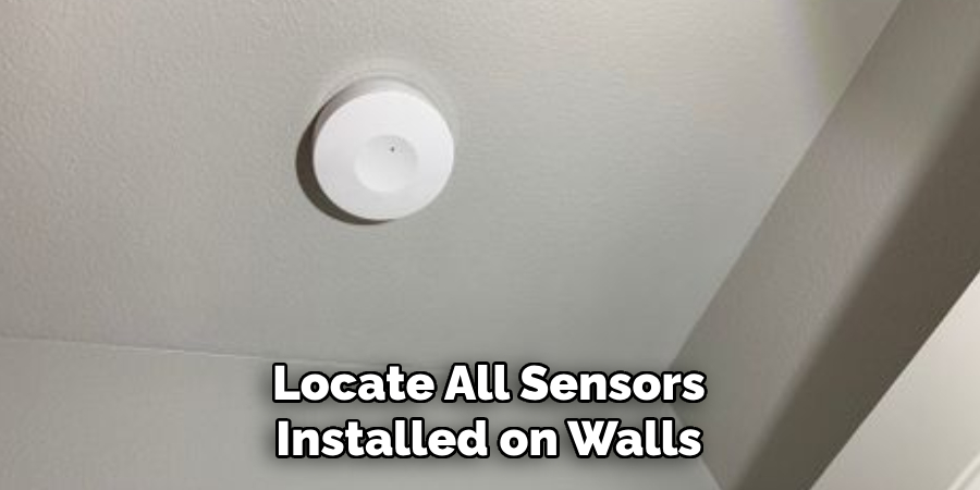 Locate All Sensors Installed on Walls