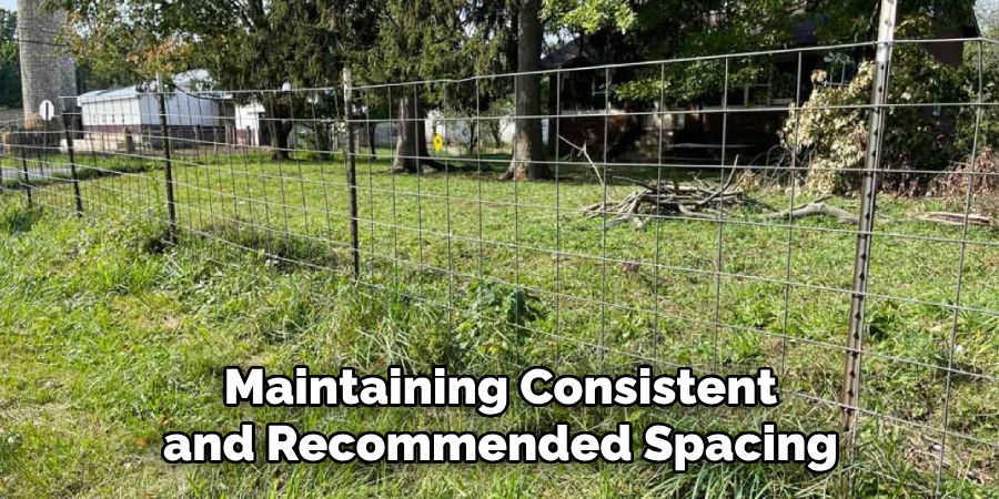 Maintaining Consistent and Recommended Spacing