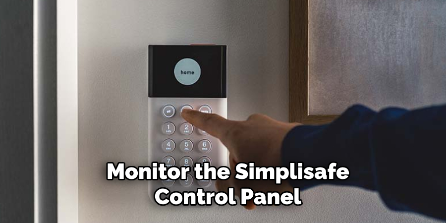 Monitor the Simplisafe Control Panel