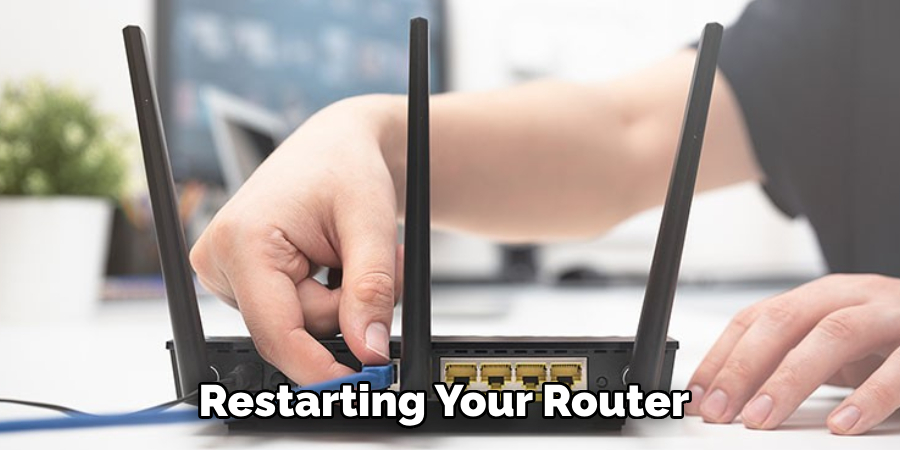 Restarting Your Router