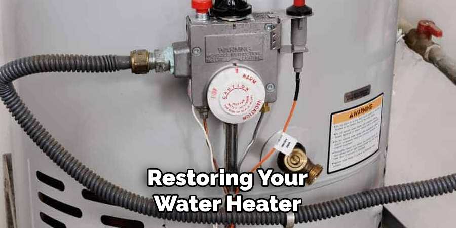 Restoring Your Water Heater