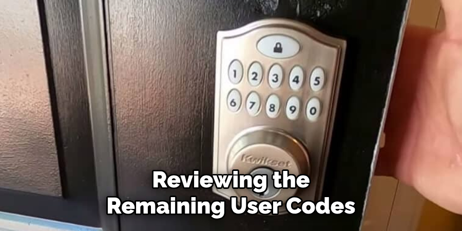 Reviewing the Remaining User Codes